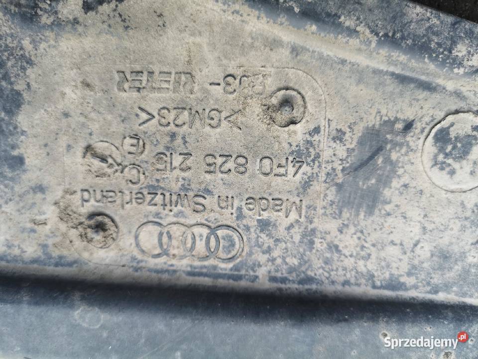 OSŁONA PODWOZIA AUDI A6 C6 LEWA 4F0825215C Przystajń