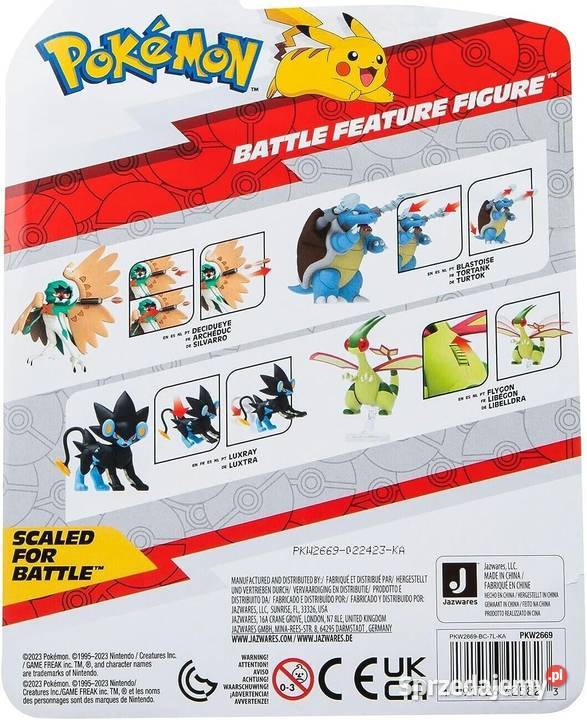 Figurka Pokemon Luxray Battle Series z Funkcją Mogilany sprzedam
