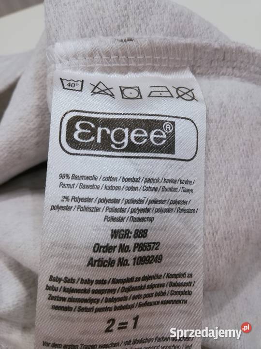 Dres dziewczęcy z żyrafą Ergee 68 dziewczynka Katowice sprzedam
