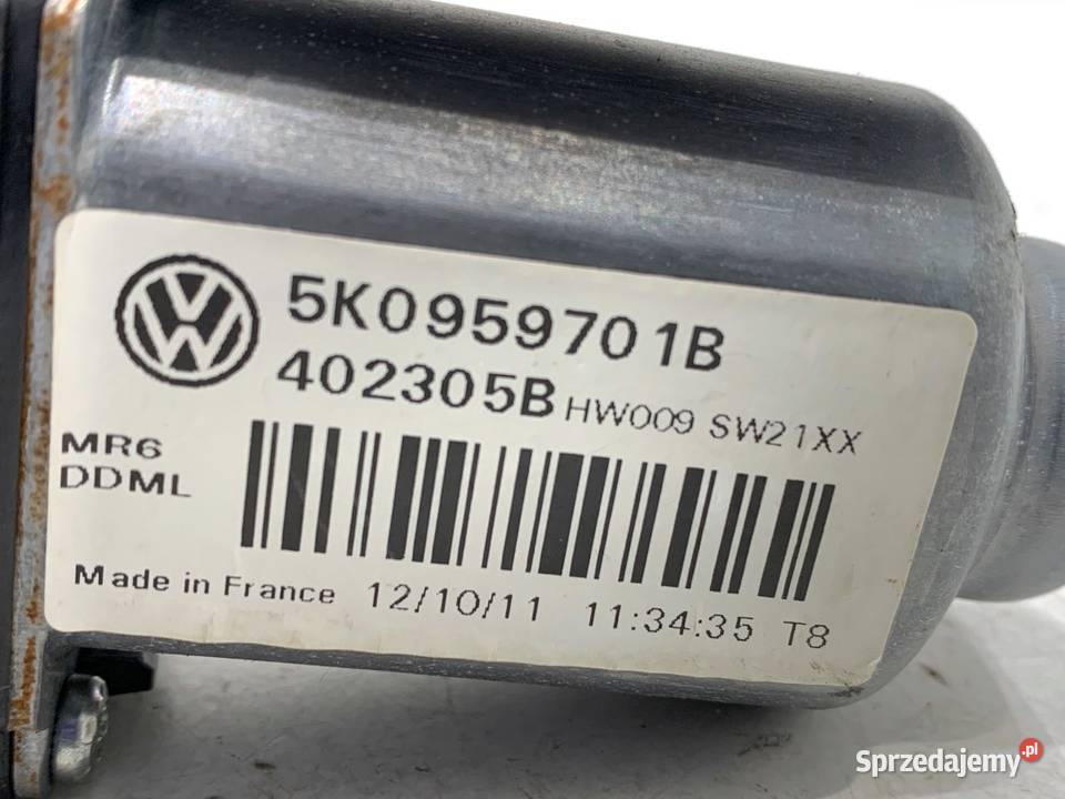 SILNIK PODNOSZENIA SZYBY LEWY PRZÓD VW GOLF VI
