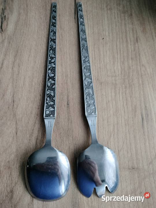 Łyżki długie stołowe w motyle do mieszania sałat