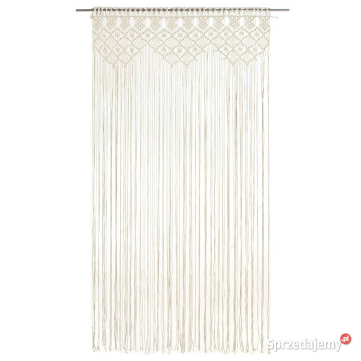 Zasłona z makramy 140 x 240 bawełna WM323977 mazowieckie Warszawa