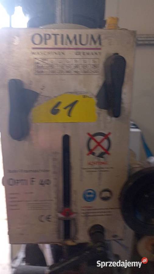 wiertarko frezarka Optimum f40 Brzesko