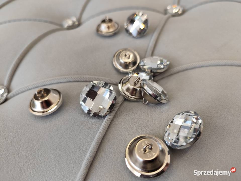 Guziki ozdobne kryształowe guziki tapicerskie inny kolor Dom i Ogród Radom