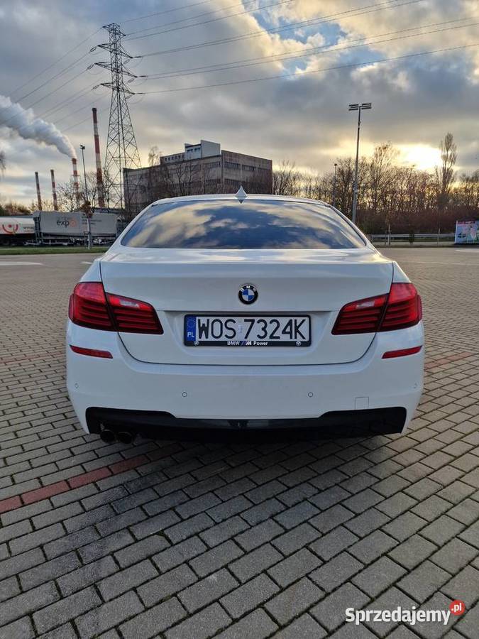 Sprzedam BMW 5 F10 Mpakiet 2016 biały Seria 5 Gdańsk
