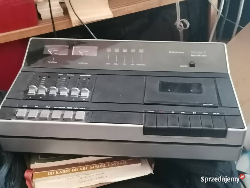 Magnetofon kasetowy Finezja z końca lat 70tych Kraków
