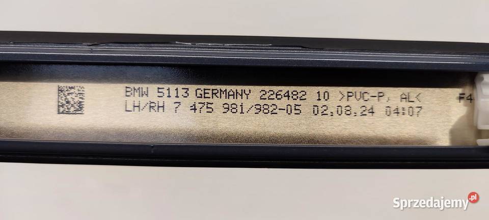 BMW F44 218I LISTWA DACHOWA 7475982 9482066