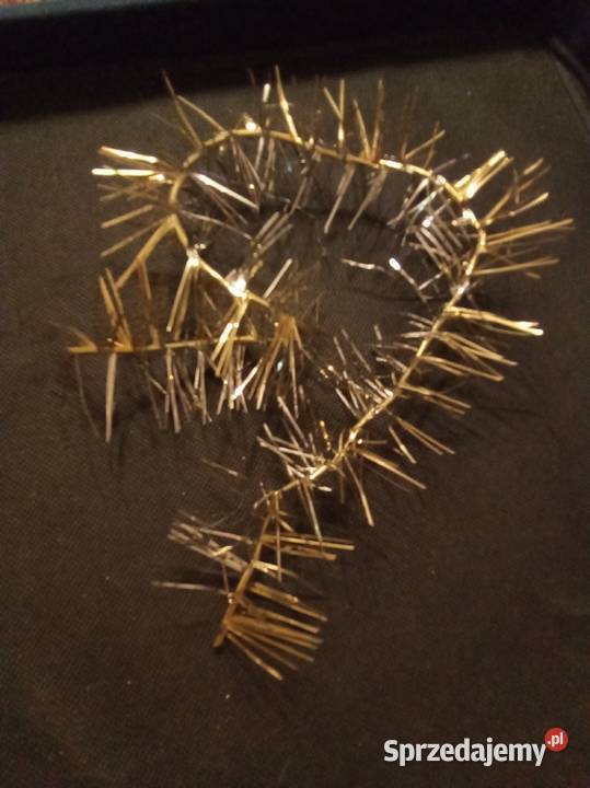 Zestaw małych łańcuchów PRL na choinkę Boże Narodzenie Warszawa