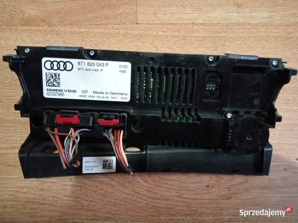 Panel klimatyzacji audi a4 a5 b8 Panele sterowania, przełączniki Krotoszyn