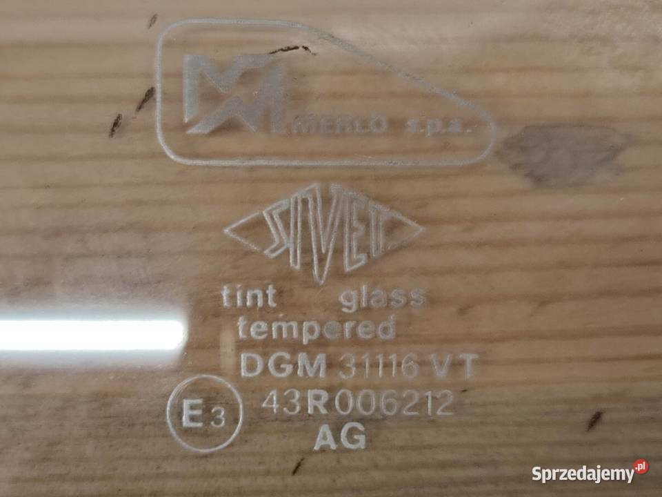 Szyba boczna DGM31116VT MERLO 3011 ROTO Pozostałe Wilkowo