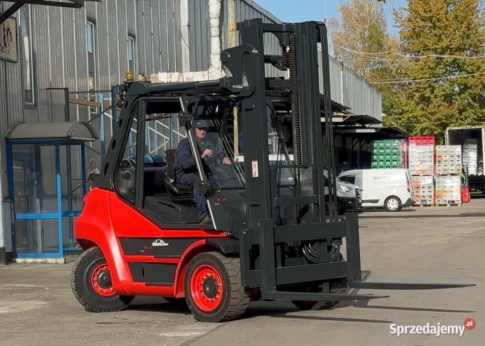 Linde H80 Wózek widłowy używany 8 ton udźwig z