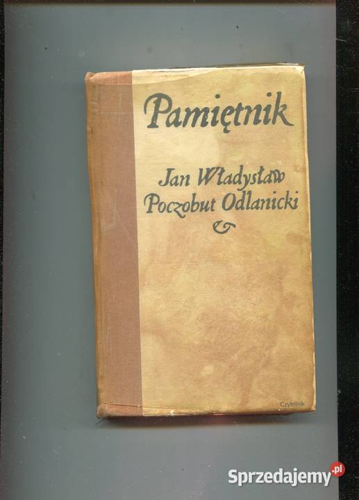 Pamiętnik Jan Władysław Poczobut Odlanicki Szczecin