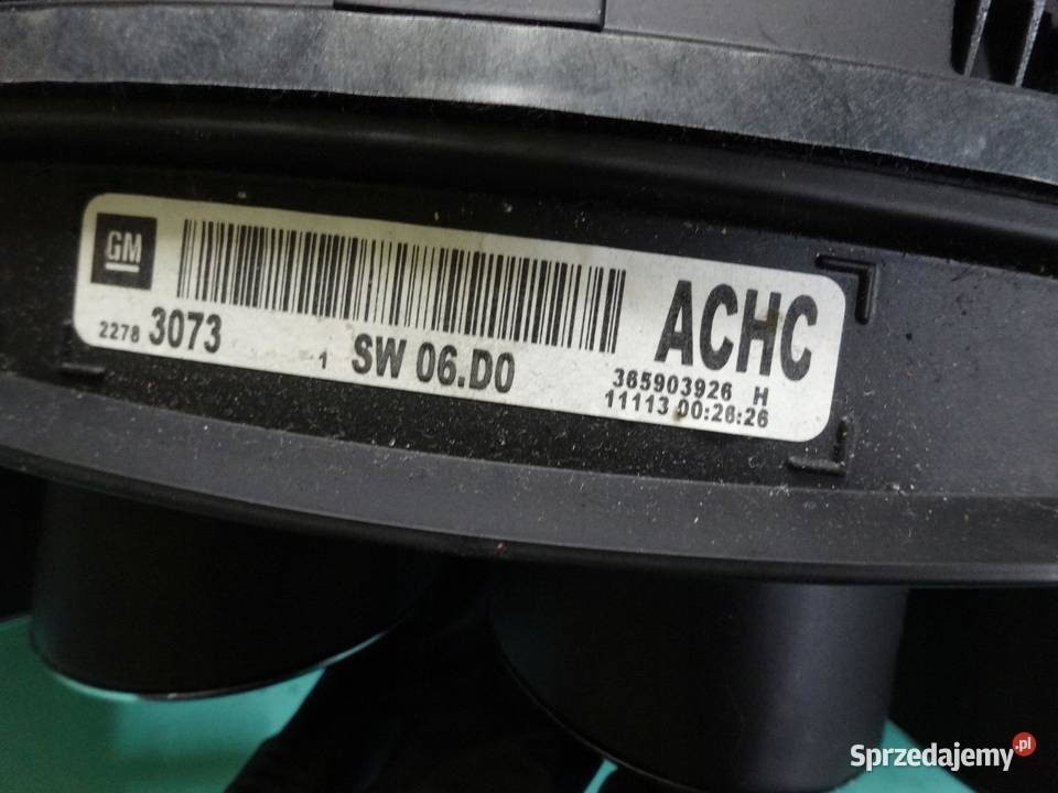 OPEL INSIGNIA I 11r licznik zegary ANGLIK Liczniki i zegary