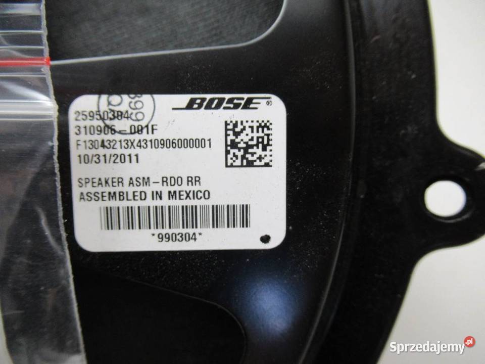GŁOŚNIKI BOSE KOMPLET CADILLAC CTS SedanLimuzyna osobowe