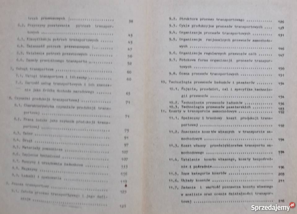 Zarys ekonomiki i organizacji transportu Oświęcim sprzedam