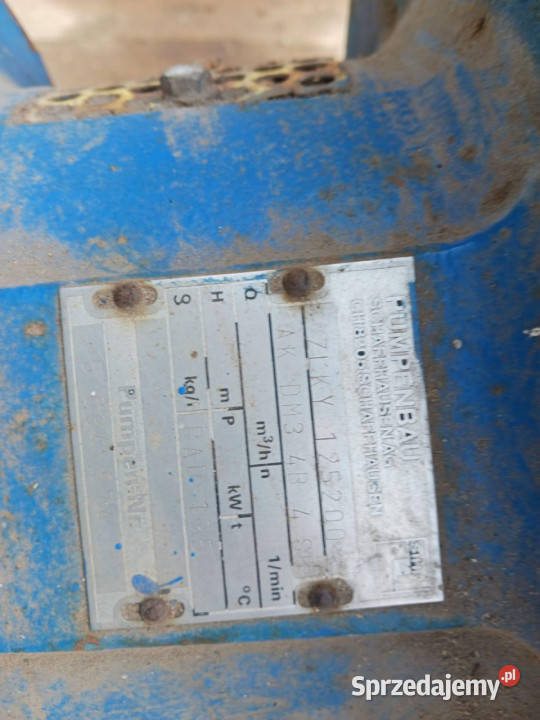 Motopompa pompa przemysłowa Olszowiec sprzedam