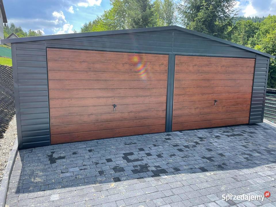 Garaż blaszany 7x6 Wzmocniony Profilami Białystok