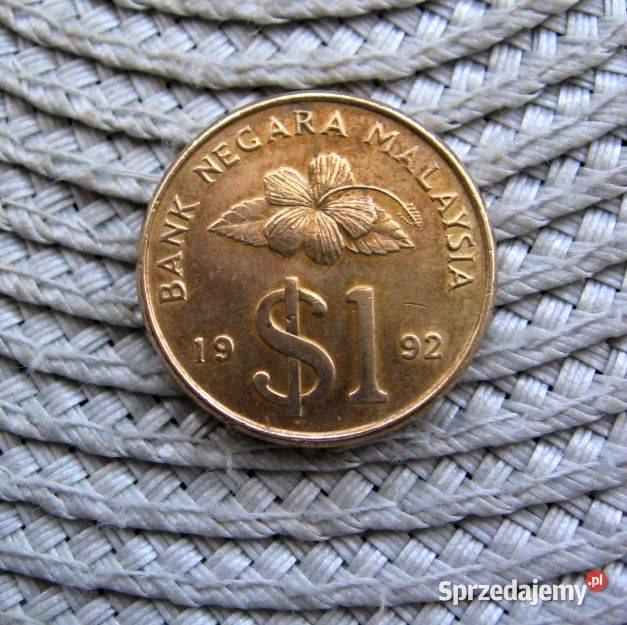 Malezja 1 Ringgit 1992r Ładna Kalisz sprzedam