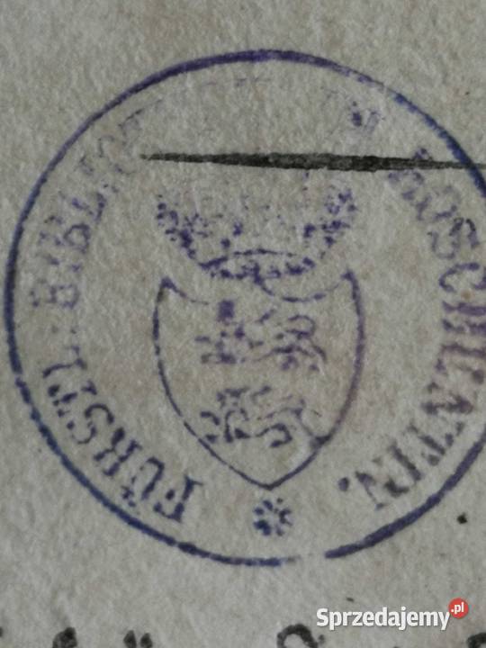 Starodruk Minerva 1819 Lipsk Pieczęć Biblioteka Szczecin