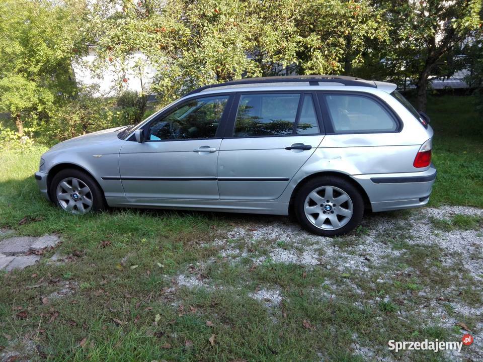 BMW E46 Touring srebrny diesel