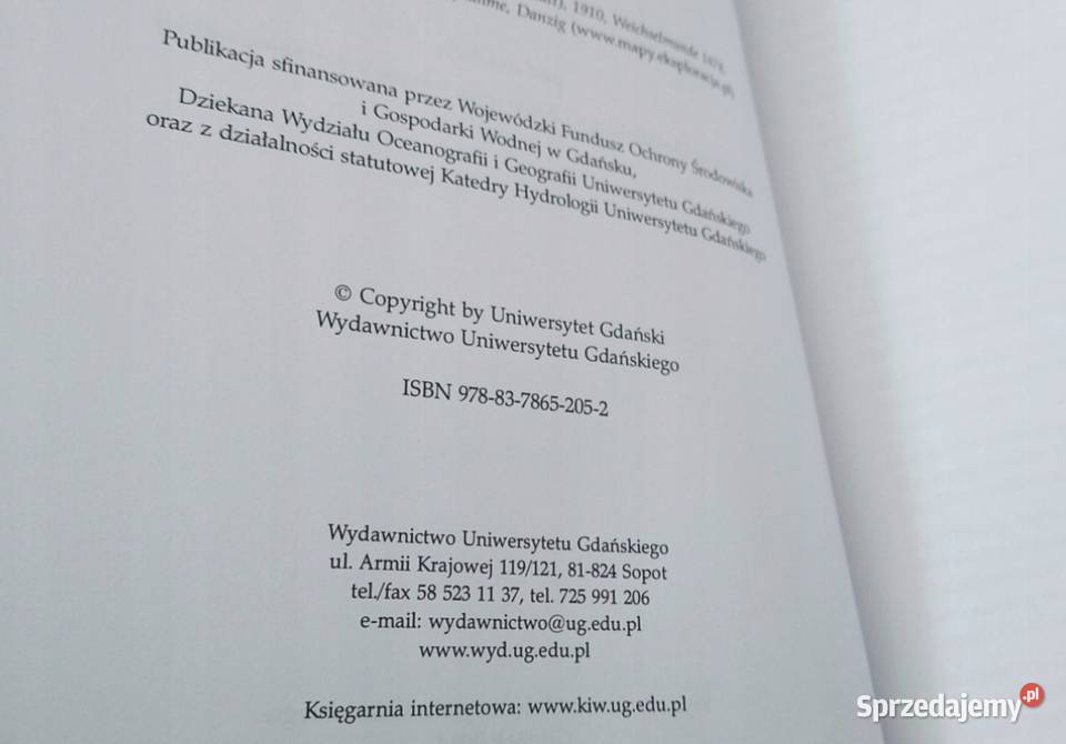 Problemy badań wody w XX i XXI wieku Cieśliński tradycyjny podręcznik pomorskie Gdańsk sprzedam