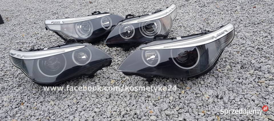 Reflektory BMW E60 E61 przedlift pre lci BI LED Lampy przednie opolskie