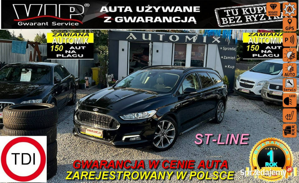 Ford Mondeo Pełny STLINE 20 Tdci 180 immobilizer Mondeo