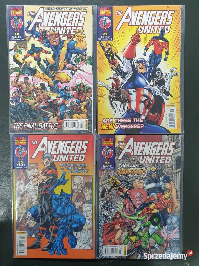 The Avengers United 29 komiksów Marvel język