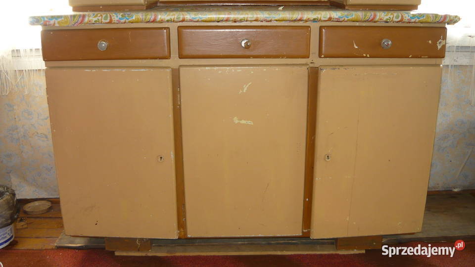 Kredens kuchenny stary drewniany