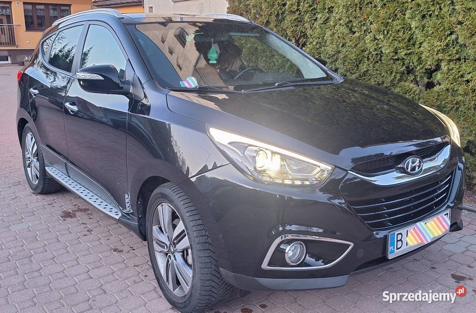 SUV Hyundai ix35 20 Diesel 4x4 Kamera Skóry relingi dachowe podlaskie Białystok