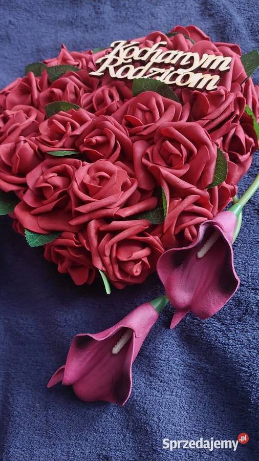 Serce nagrobne możliwość zmiany napisu Dekoracje świąteczne śląskie Rybnik