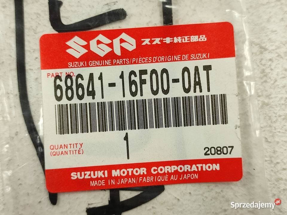 NAKLEJKA SUZUKI POD CZACHĘ L STR SUZUKI UG 110 Emblematy sprzedam