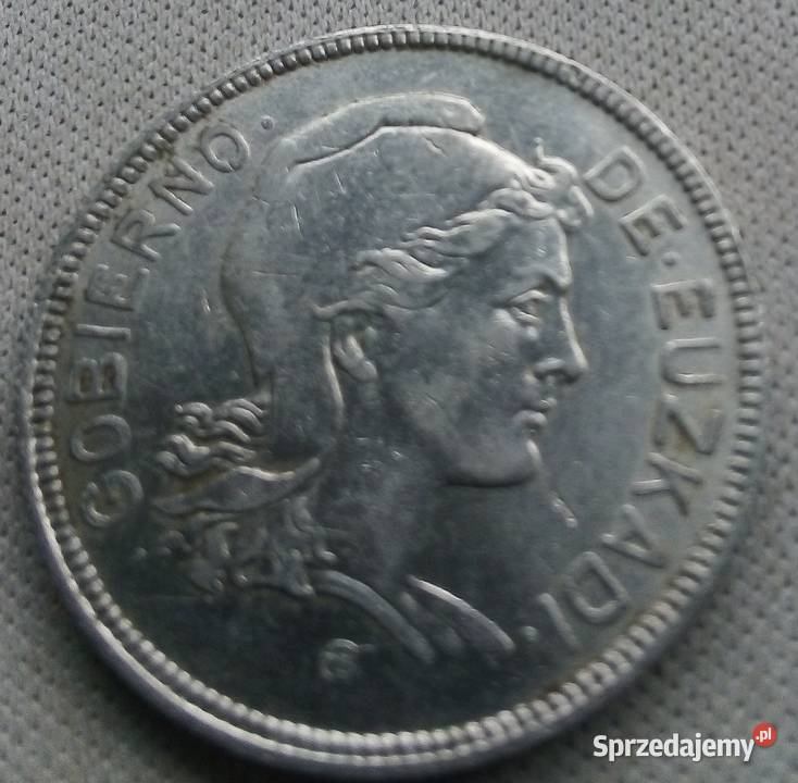 HISZPANIA2 PESETY1937 rEUZKADI WOJNA KRAJ Legionowo