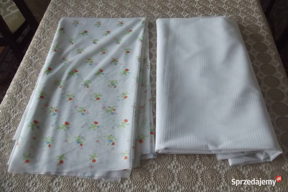 Dwa kupony materiał na firankę Piekary Śląskie
