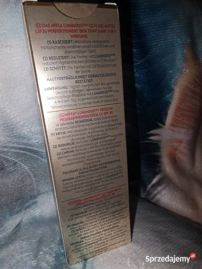 Nivea fluid CC korektor przebarwień Sosnowiec