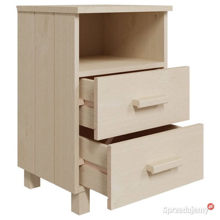 Szafki nocne HAMAR 2 miodowy brąz 40x35x62 sosna Warszawa