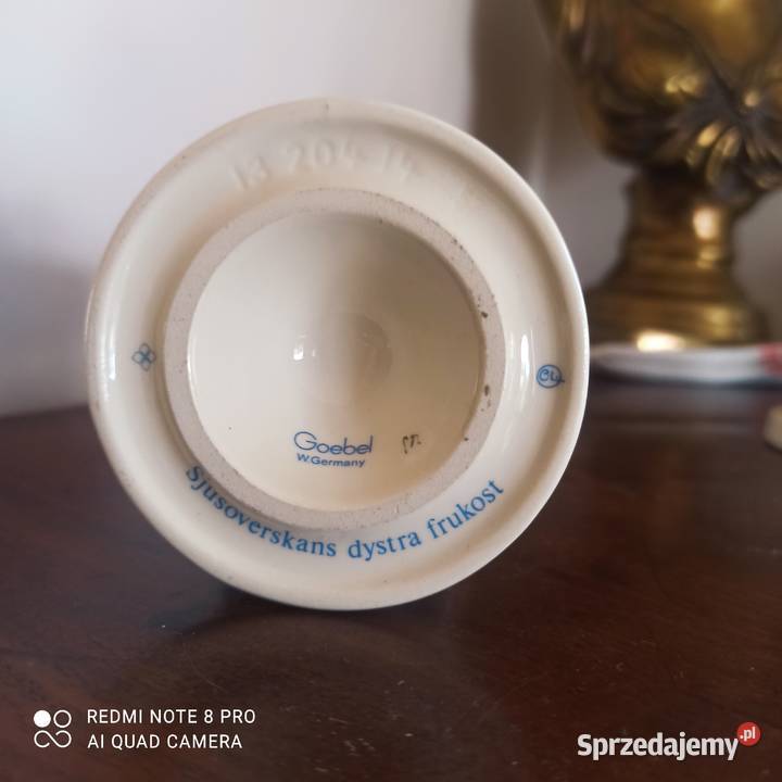Figurka dziewczynki z pajacykiem Goebel 13 202 Porcelana i szkło Gdańsk