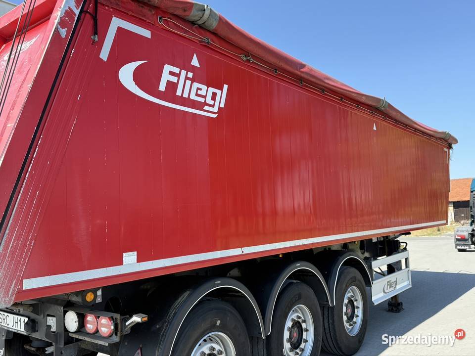 Naczepa Fliegl 2021r 40m3 waga 5450 Rok produkcji 2021 Wywrotki sprzedam