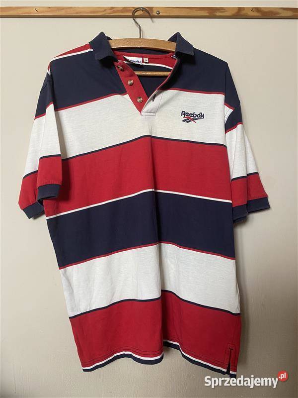 Vintage Koszulka polo REEBOK M OKAZJA Zamość