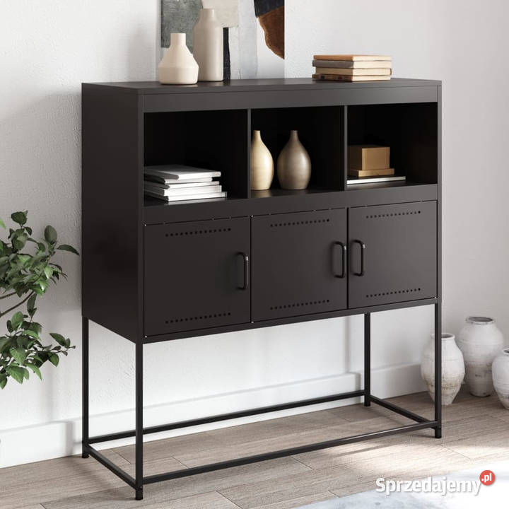 Szafka czarna 1005x39x107 stal WM846590 Warszawa