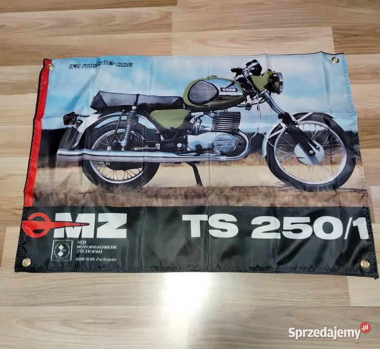Baner plakat mz TS 125150250 es etz trophy Motoryzacja Gniezno