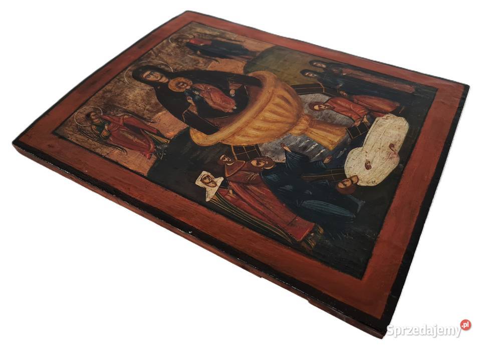 Ikona Matka Boża Życiodajne Źródło 0084 Malarstwo Warszawa sprzedam