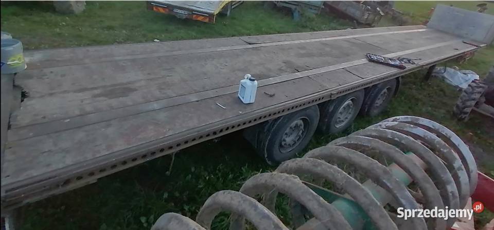 Naczepa z wózkiem Przyczepa do balotow wózek warmińsko-mazurskie