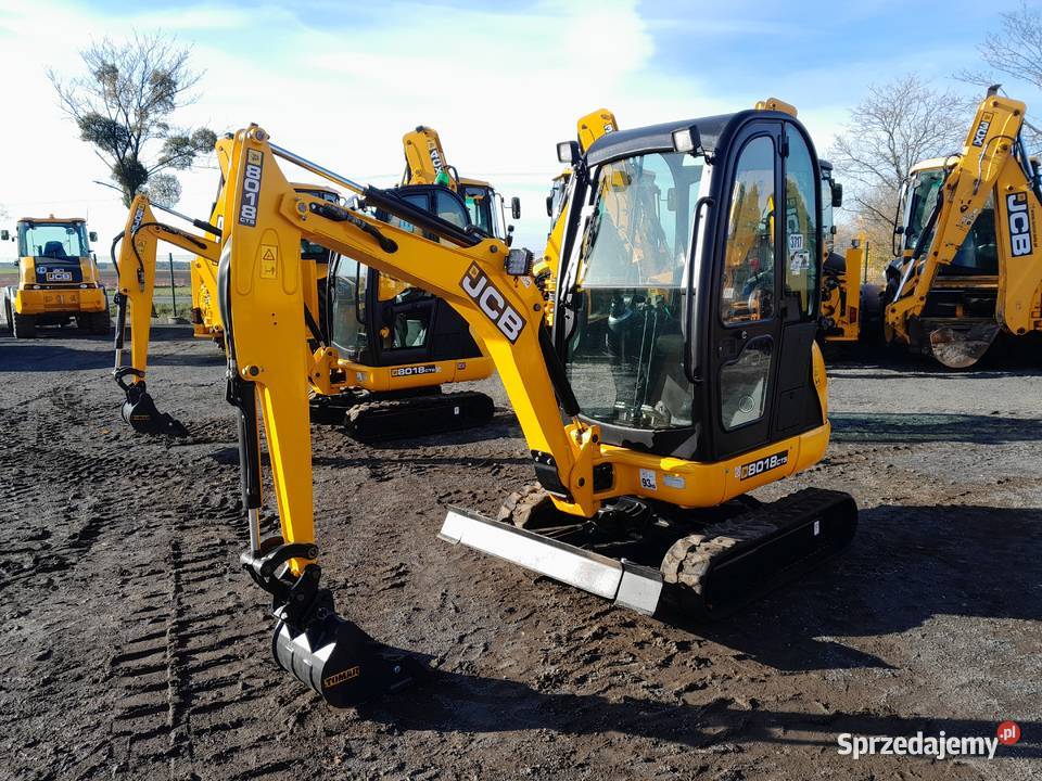 JCB 8018 2015R MINIKOPARKA 18 TONY CAT CUBOTA Krotoszyn