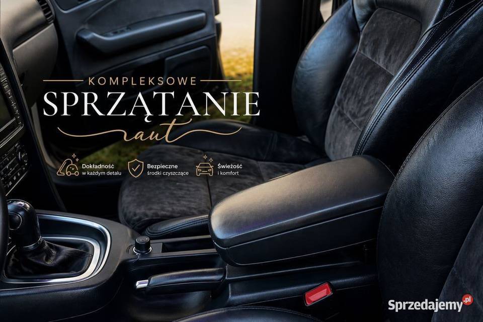 Kompleksowe sprzątanie wnętrz aut detailing Dąbrowa Białostocka