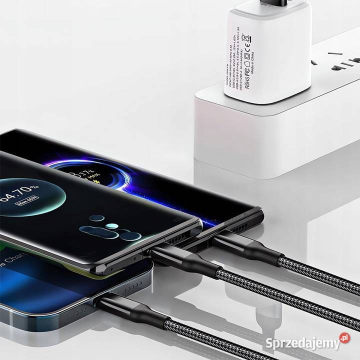 UNIWERSALNY KABEL PRZEWÓD USB 3W1 LIGHTNING Sosnowiec sprzedam