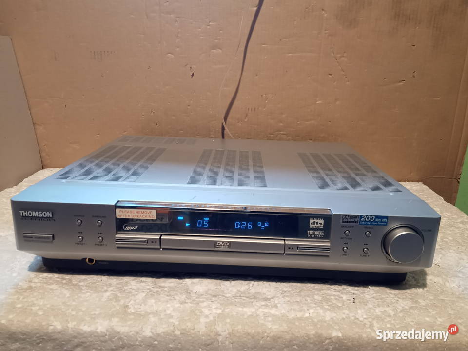 THOMSON SCENIUM DPL910 nie odczytuje płyt DVD