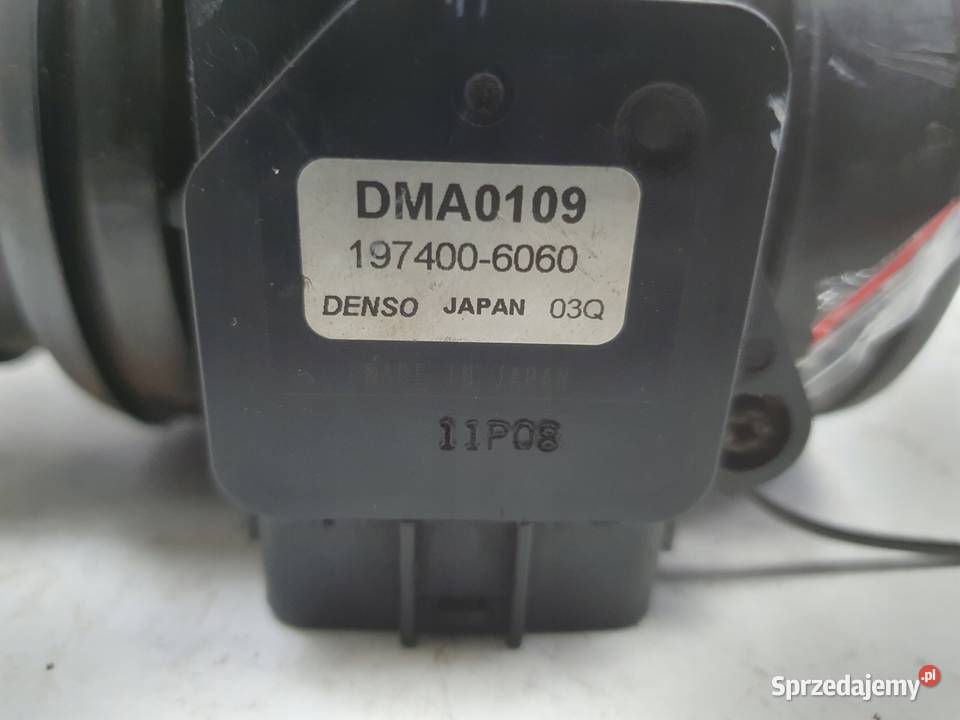 PRZEPŁYWOMIERZ Toyota Yaris II 14 D4D POWIETRZA osobowe lubelskie