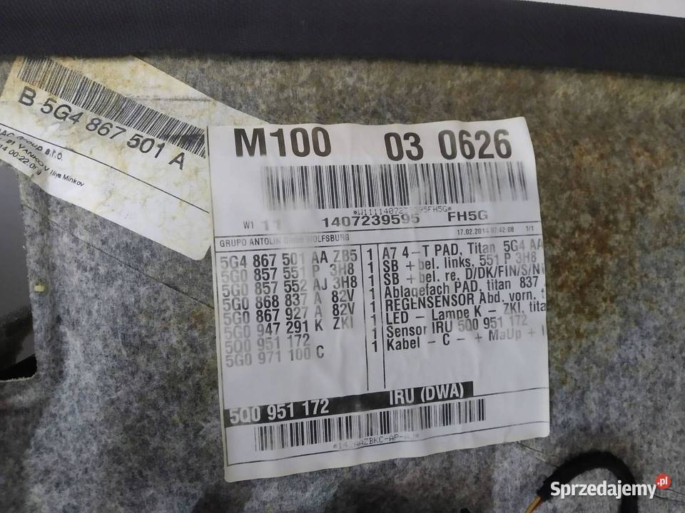 PODSUFITKA CZARNA GTI HB POD SZBERDACH 5D VW