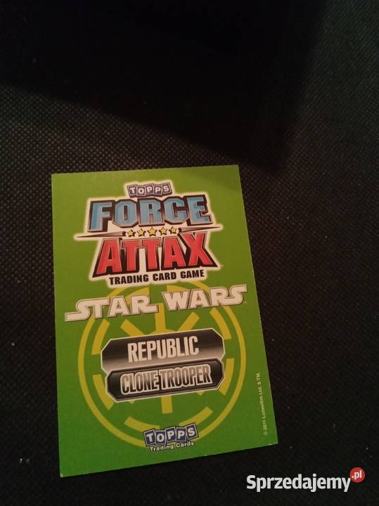 Karta Star wars force attax clone commando fixer Pozostałe Warszawa